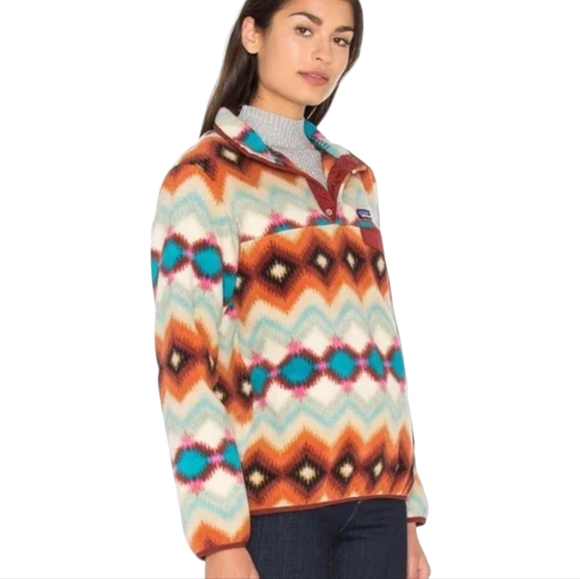 Patagonia Synchilla Snap-T Fleece Pullover in Timber Twist size S - Picture 9 of 15